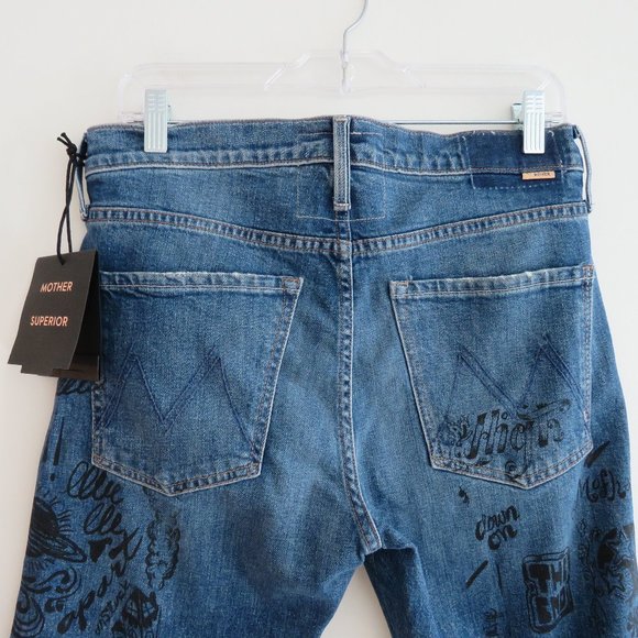 MOTHER SUPERIOR The Scrapper Cuff Ankle Fray NWT - Picture 13 of 15